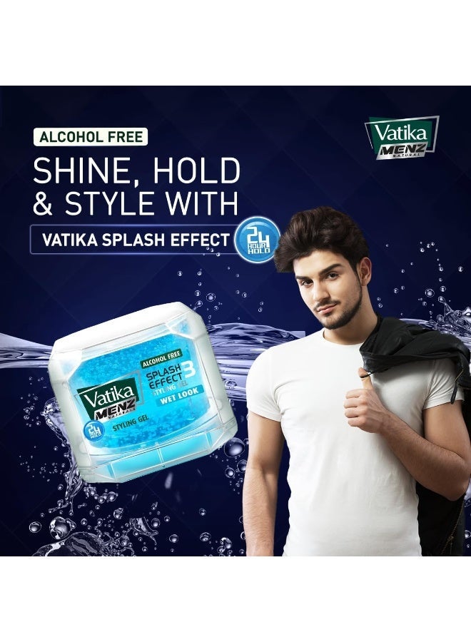 فاتيكا ناتشورالز أدفانس جل تصفيف الشعر بمظهر رطب بتأثير H2O، ثبات قوي ولمعان عالي، تحكم يدوم طويلاً، سهل التصفيف لجميع أنواع الشعر – 250 مل (عبوة من قطعتين) - Image 5